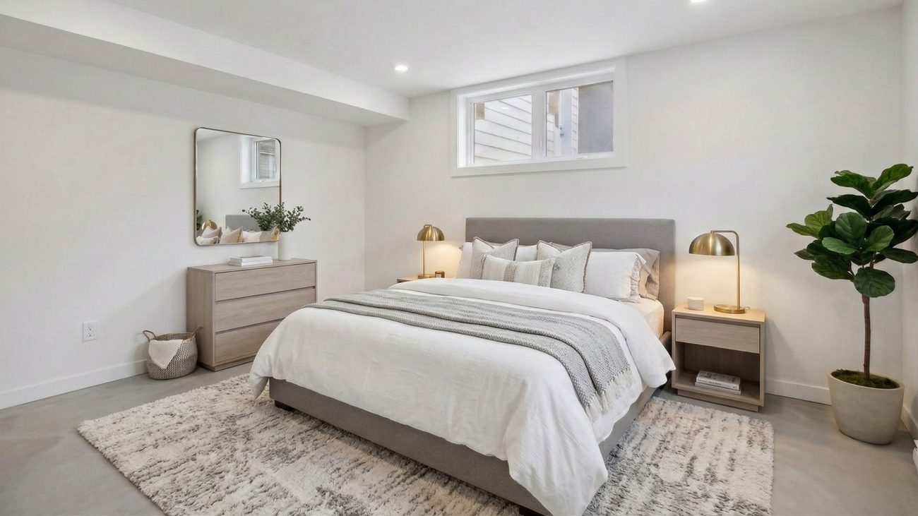 Pièce après le virtual staging