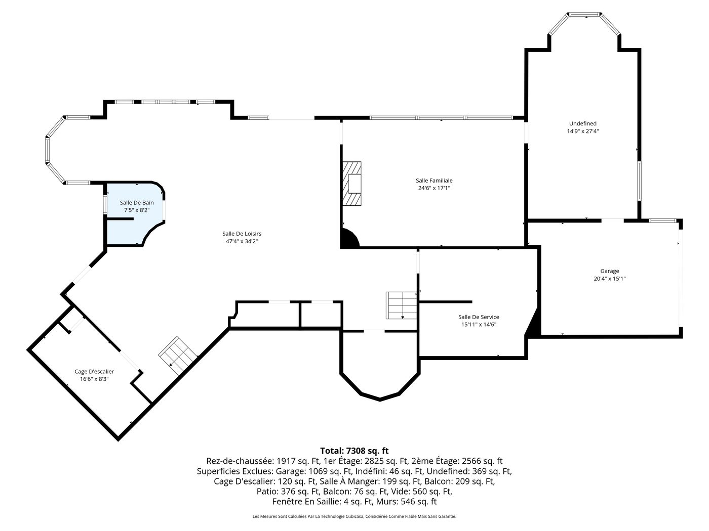 Plan du rez-de-chaussée